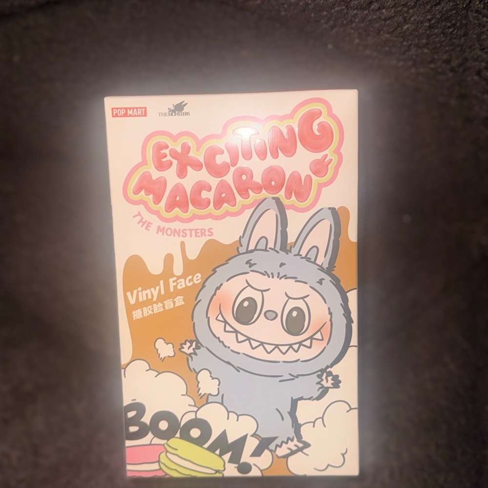 Authentic POP MART Exciting Macaron Labubu Vinyl Plush ~ Seasalt Coconut - Picture 5 of 7